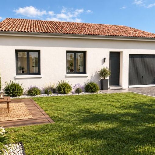 Maison neuve de 90 m² avec garage sur terrain de 1 100 m² à Saint-Hilaire-de-Brethmas 30560