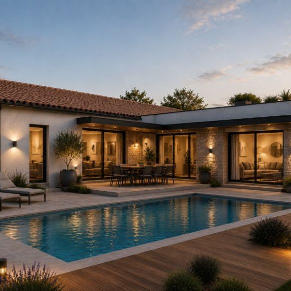 Maison neuve moderne 5 pièces à Fontanes
