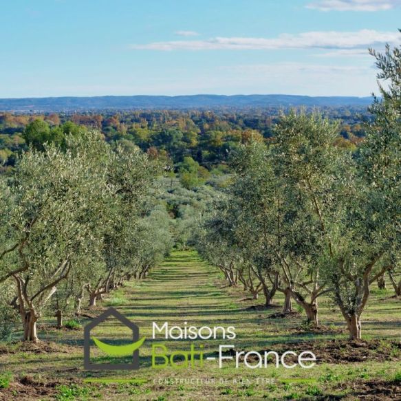 Terrain à bâtir 460 m² Rochefort-du-Gard – lotissement recherché, proche écoles et commodités, baisse de prix