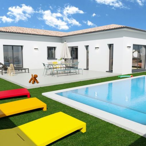 Belle languedocienne F4 de 120 m² avec suite parentale sur Lespignan 34710