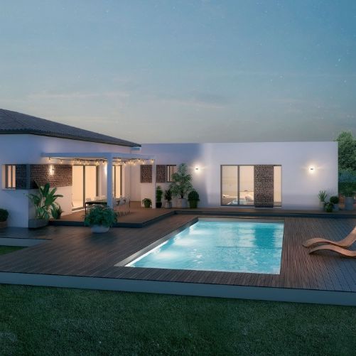 Maison neuve contemporaine 5 pièces