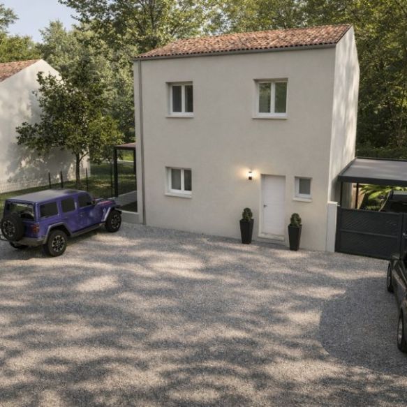Maison 3 pièces à Saussines au calme sans vis à vis