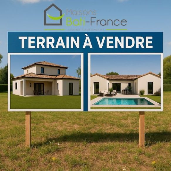 Terrain à bâtir 2318 m² à Beaumettes – vue dégagée plein sud au cœur du Luberon, idéal projet maison familiale ou investissement