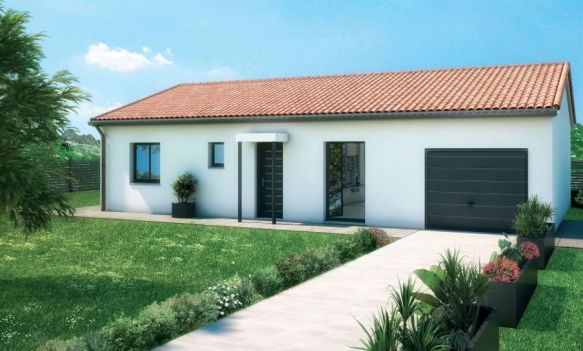 VILLA PLAIN PIED 5 PIECES 97m² SUR TERRAIN DE 600m²