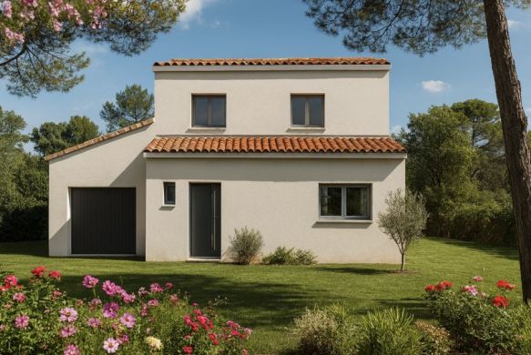 maison neuve a construire a rognac terrain  de 530 m2 avec garage et 3 chambres