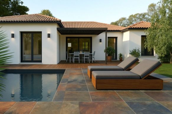 Maison plain-pied 120 m² avec suite parentale et terrain de 746 m² à Pélissanne