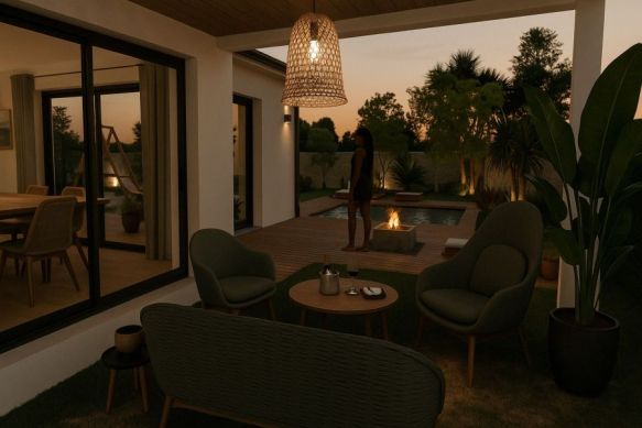 Maison neuve 90 m² avec suite parentale sur terrain viabilisé à Martigues La Couronne – proche plages, écoles et commodités