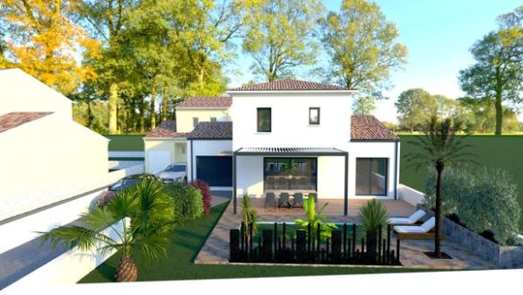 Villa neuve avec garage + terrain à Pézenas (34120)