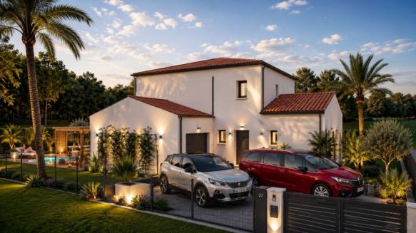 ✨ POUSSAN (34560) – Élégante villa contemporaine T5 avec suite parentale et garage