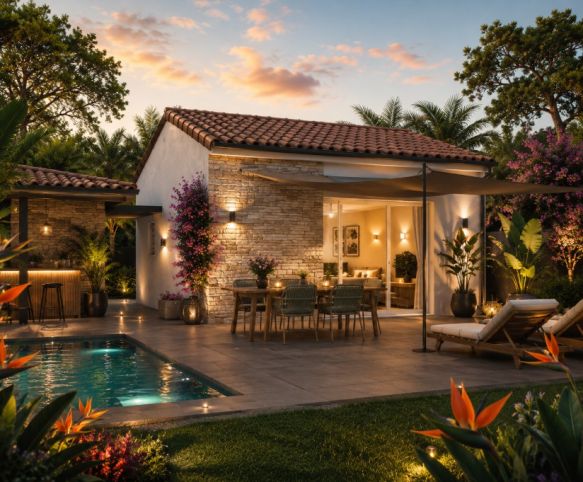 Villa 2 chambres à Aspiran