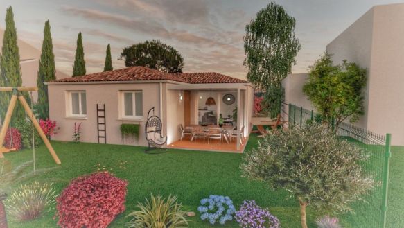 maison 2 pièces avec terrain à Béziers