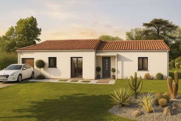 Maison neuve plain pied à Saint côme et maruejols au calme