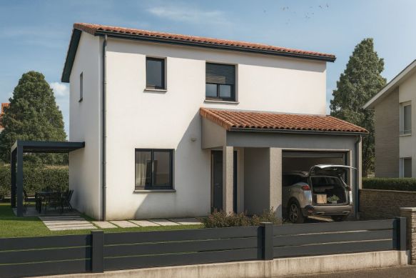 Maison neuve T4 avec Garage vie dégagée