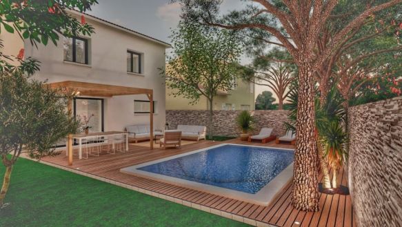 Maison contemporaine 4 pièces avec terrain à Vérargues — proche écoles, transports et commodités
