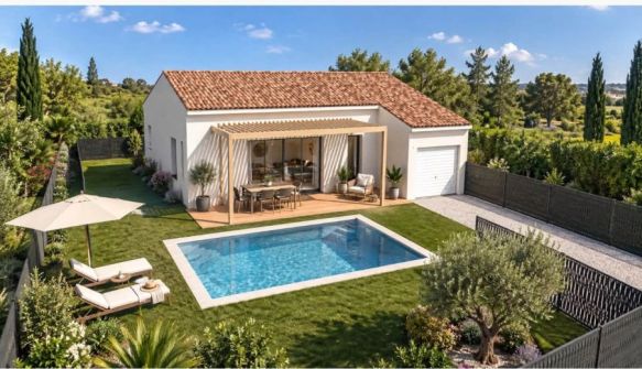 villa économique sur la commune de canet 34800