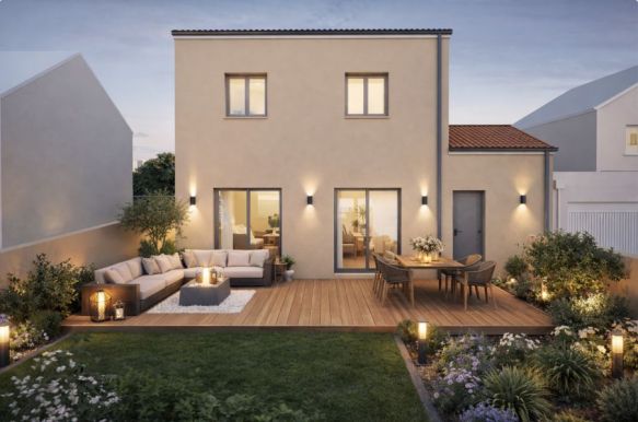 Maison neuve 85 m² avec 3 chambres sur terrain viabilisé de 548 m² à Istres (13800) secteur recherché idéal famille proche écoles et commodités