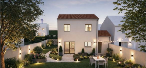 Maison neuve 85 m² avec 3 chambres et garage sur terrain viabilisé de 465 m² à Saint-Chamas (13250) proche écoles et commodités idéale famille