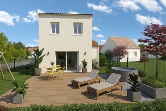 terrain +maison T3 Le Cailar