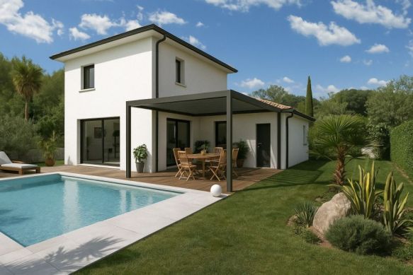 Maison neuve 120 m² avec suite parentale sur terrain viabilisé à Cucuron (84160)