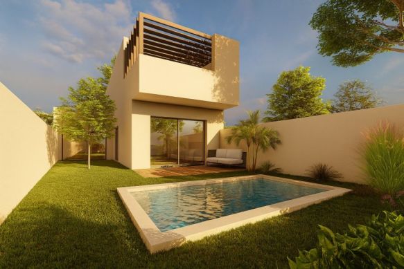 Maison contemporaine 4 pièces de 137 m² avec suite parentale et garage, sur terrain viabilisé de 268 m² à Agde, idéale résidence secondaire proche des plages et commodités