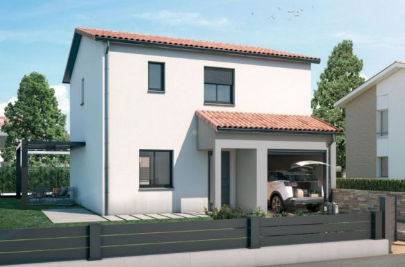 Maison 4 pièces avec garage sur parcelle de 300m2