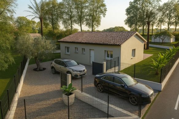 Maison neuve plain pied à Nimes, secteur CASTANET, au calme