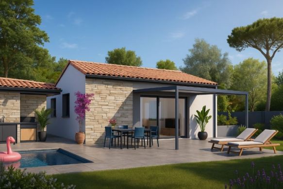 Frontignan (34110) – Projet Maison Neuve + Terrain – Spécial Investisseur Location Saisonnière