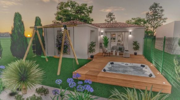 Maison neuve de plain-pied à Lézignan-la-Cèbe – confort, tranquillité et terrain viabilisé proche commodités