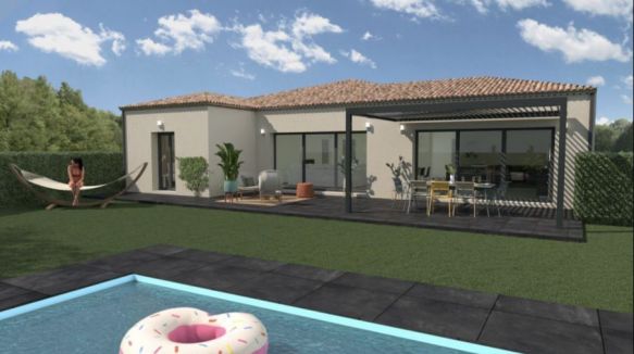 Villa d'exception neuve sur un terrain de 1000 M² à proximité immédiate du centre ville de l'isle sur sorgue