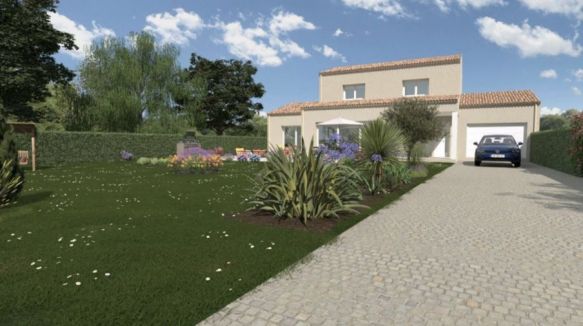 Villa spacieuse de plus de 150 M² avec garage de 28 M² cuisine exterieure 20 M² et terrasse