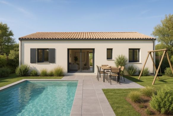 Maison neuve plain pied 86 m² à Berre l’Étang avec 3 chambres dressing  proche écoles et commodités idéale primo accédants