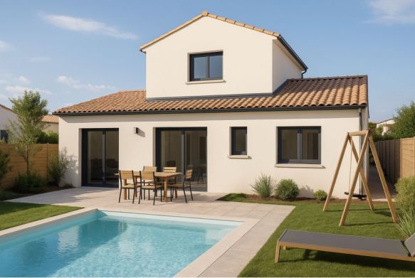 Maison neuve étage 110 m² à Berre l’Étang avec suite parentale 3 chambres proche écoles clim gainable carrelage normes RE2020