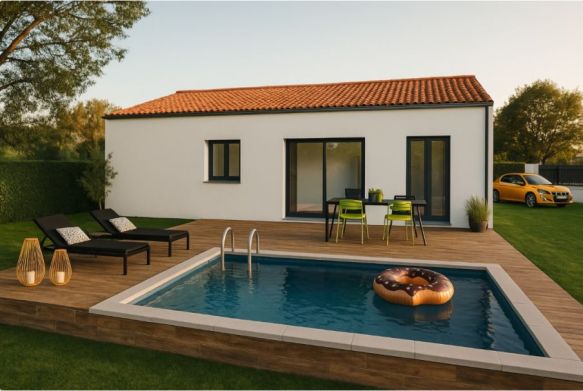 Maison neuve 86 m² avec 3 chambres sur terrain de 505 m² à Eyguières (13430)