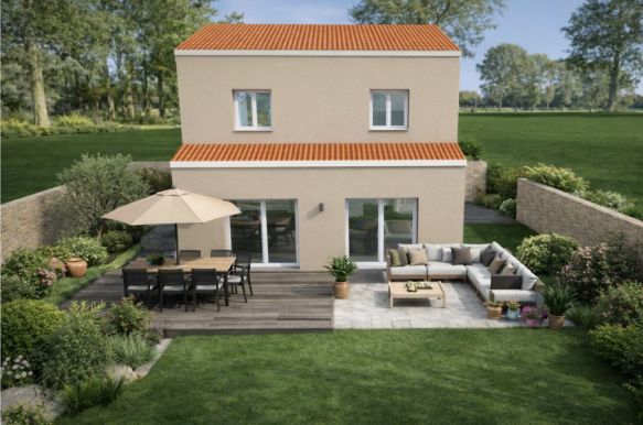 Maison neuve 105 m2 avec terrain 342 m2 centre ville Saint Mitre les Remparts proche commodites et ecoles