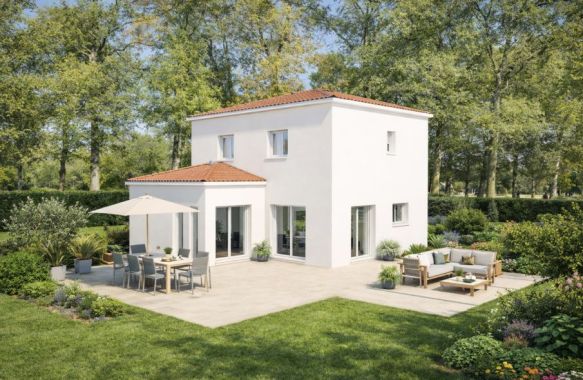 Maison neuve familiale de 128 m² avec 5 chambres sur terrain viabilisé de 456 m² à Saint-Chamas (13250)