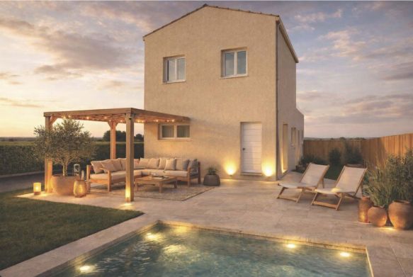 Maison neuve 95 m² avec 3 chambres dont une suite parentale sur terrain de 626 m² à Robion