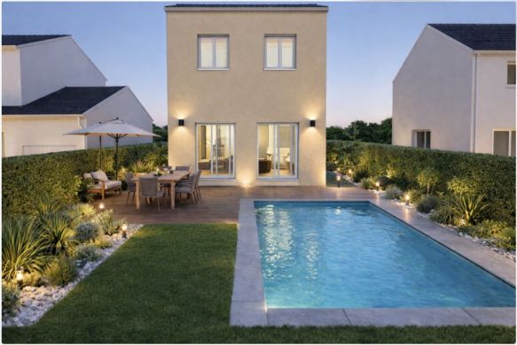 maison neuve 85 m² a construire a saint cannat terrain 364 m² viabilise 3 chambres garage 17 m² maison a etage lotissement proche ecoles commerces transports terrain + maison bouches du rhone projet construction traditionnel cadre de vie recherche