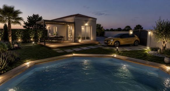 Maison neuve plain-pied 66 m² avec terrain viabilisé à Port-de-Bouc dans un secteur calme et recherché