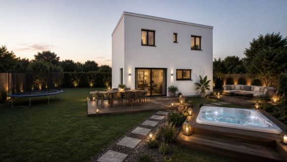 Terrain viabilisé 337 m² à Lambesc – Maison neuve à étage 85 m² avec 3 chambres
