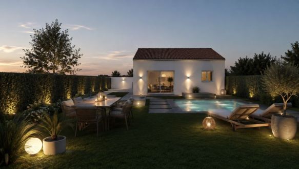 Maison évolutive de plain-pied 68 m² avec 2 chambres sur terrain de 723 m² à Port-de-Bouc (13110)