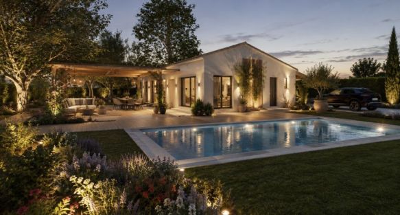 Maison neuve de plain-pied 90 m² avec 3 chambres sur terrain de 600 m² à Miramas (13140)
