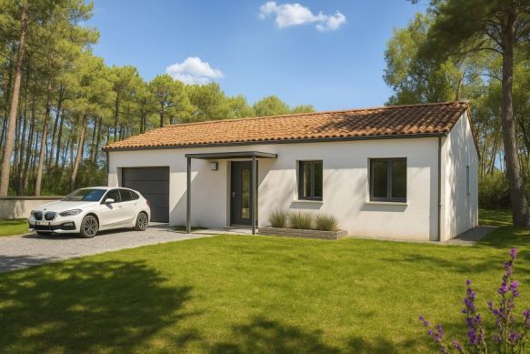 Villa de plain pied + terrain à Maraussan (34370)