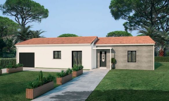 Villa 4 pièces sur terrain de 300m2