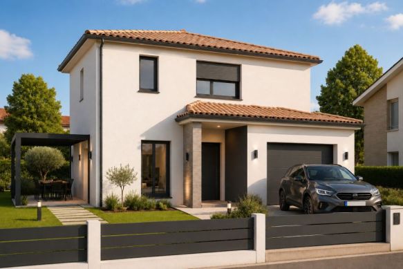 Maison neuve contemporaine 5 pièces à Montaud