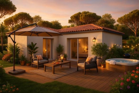Maison neuve à construire à Balaruc-le-Vieux, 50 m² sur terrain viabilisé proche commodités et plages
