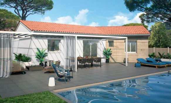 Villa neuve 3 pièces contemporaine sur terrain de 350m2