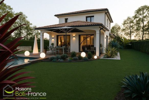 Maison neuve de 120 m² avec grand terrain de 950 m² à Raphèle-lès-Arles – Projet de construction familial