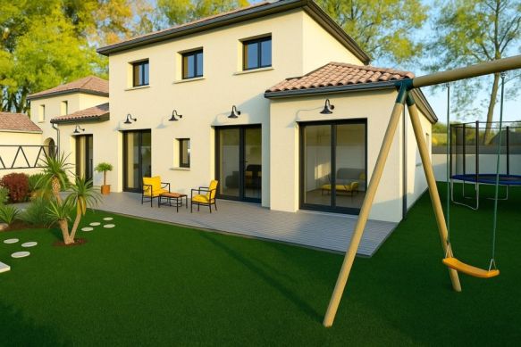 Maison neuve 130 m² à Pertuis avec terrain viabilisé de 501 m² en lotissement