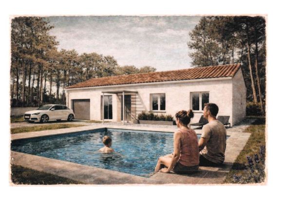 maison de plain pied avec garage à clermont l hérault 34800