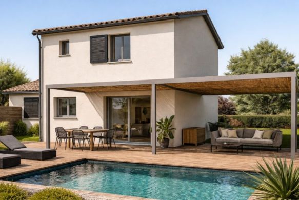 Maison 4 pièces sur parcelle de 200m2 à Saint Just